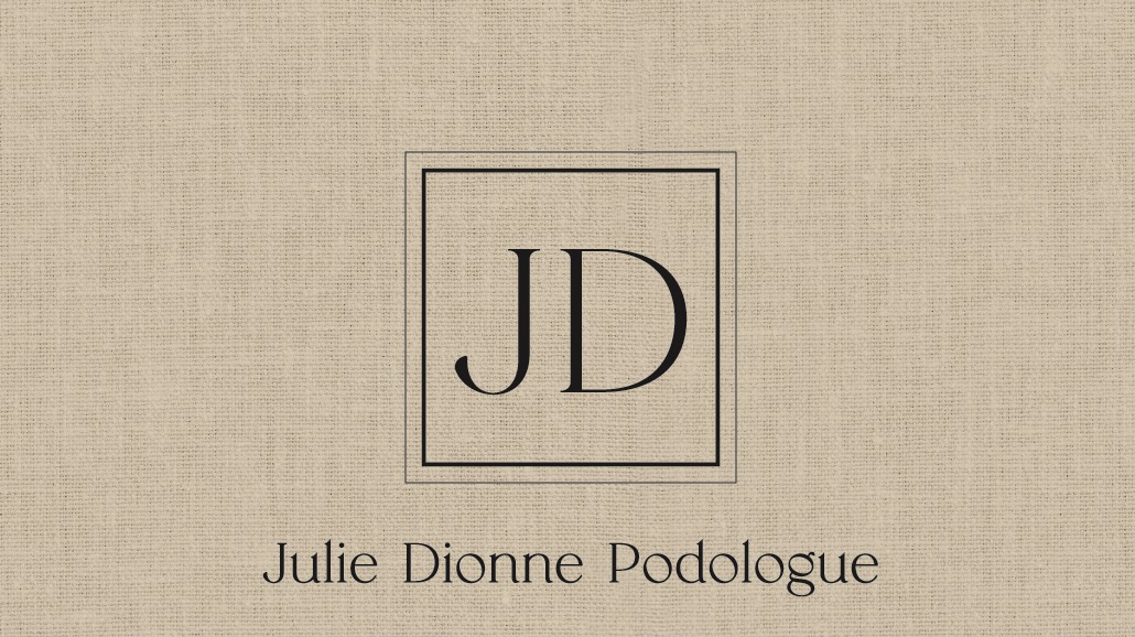 Logo de Julie Dionne, podologue